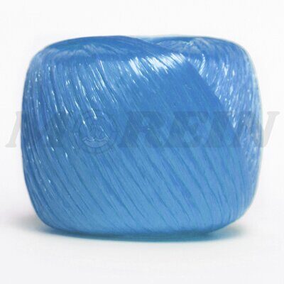 Шпагат полипропиленовый ленточный Ф 1,5 мм клубок 60 м.п. синий