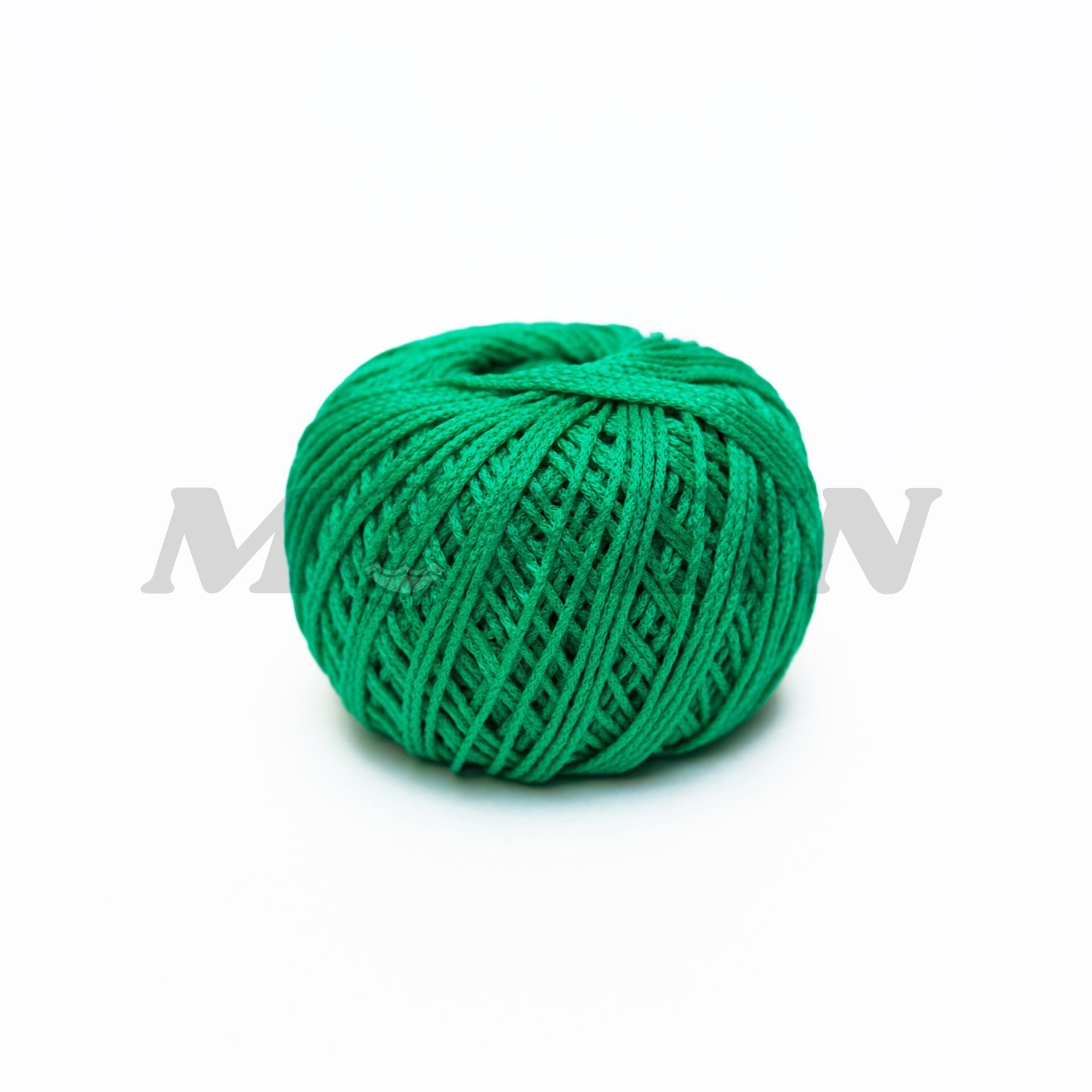 Шнур вязаный  полипропиленовый Ф 1,5 мм клубок 110 м.п. зеленый
